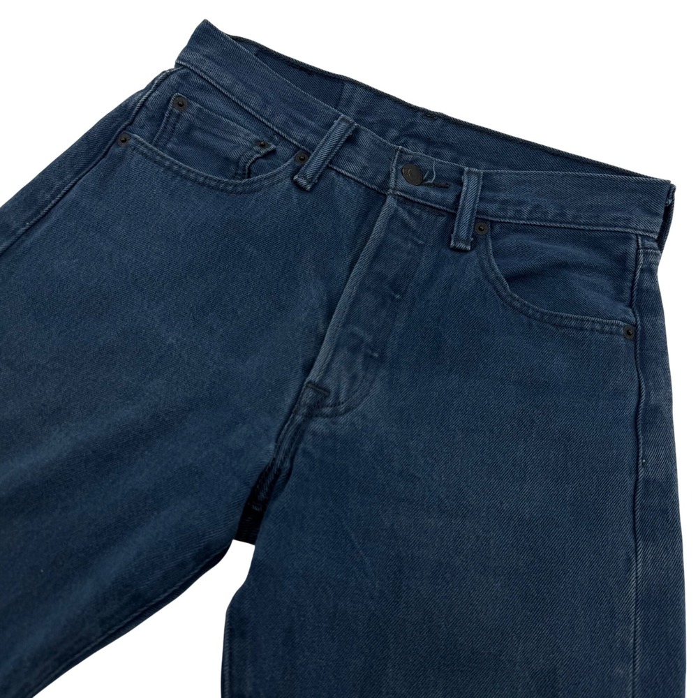 Levi's 501XX Jeans Mens 29x30 Dark Indigo Straight Leg Button Fly Denim Y2K